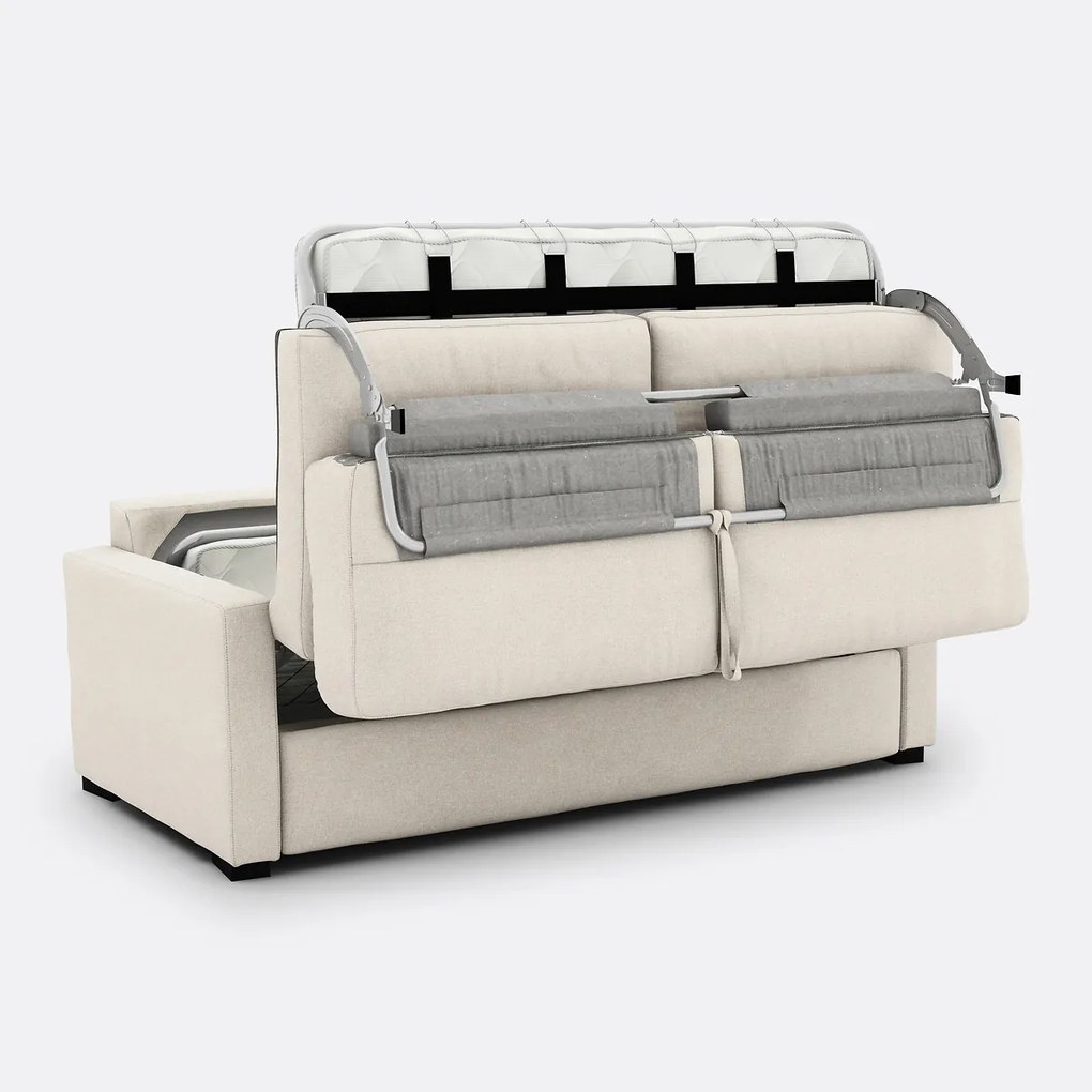 Bank-bed in mêlee polyester, mousse, Timor