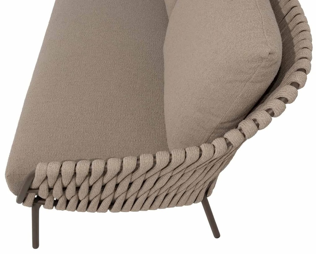 4 Seasons Outdoor Montera 3-zits loungebank terre SALE Loungebank   bruin weerbestendig