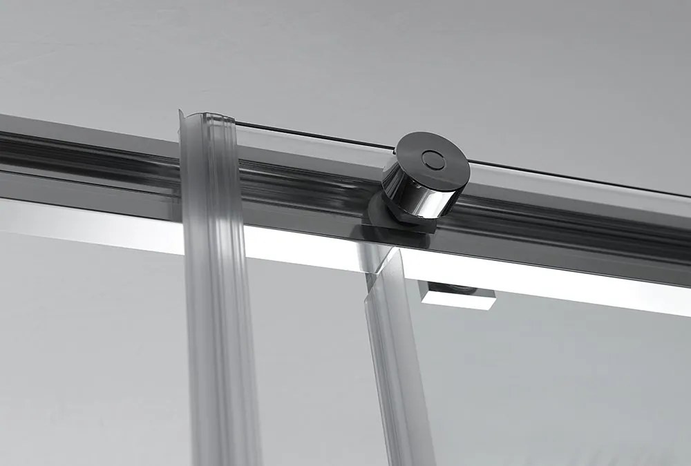 Polysan Altis douchecabine rechthoekig 130x80cm chroom