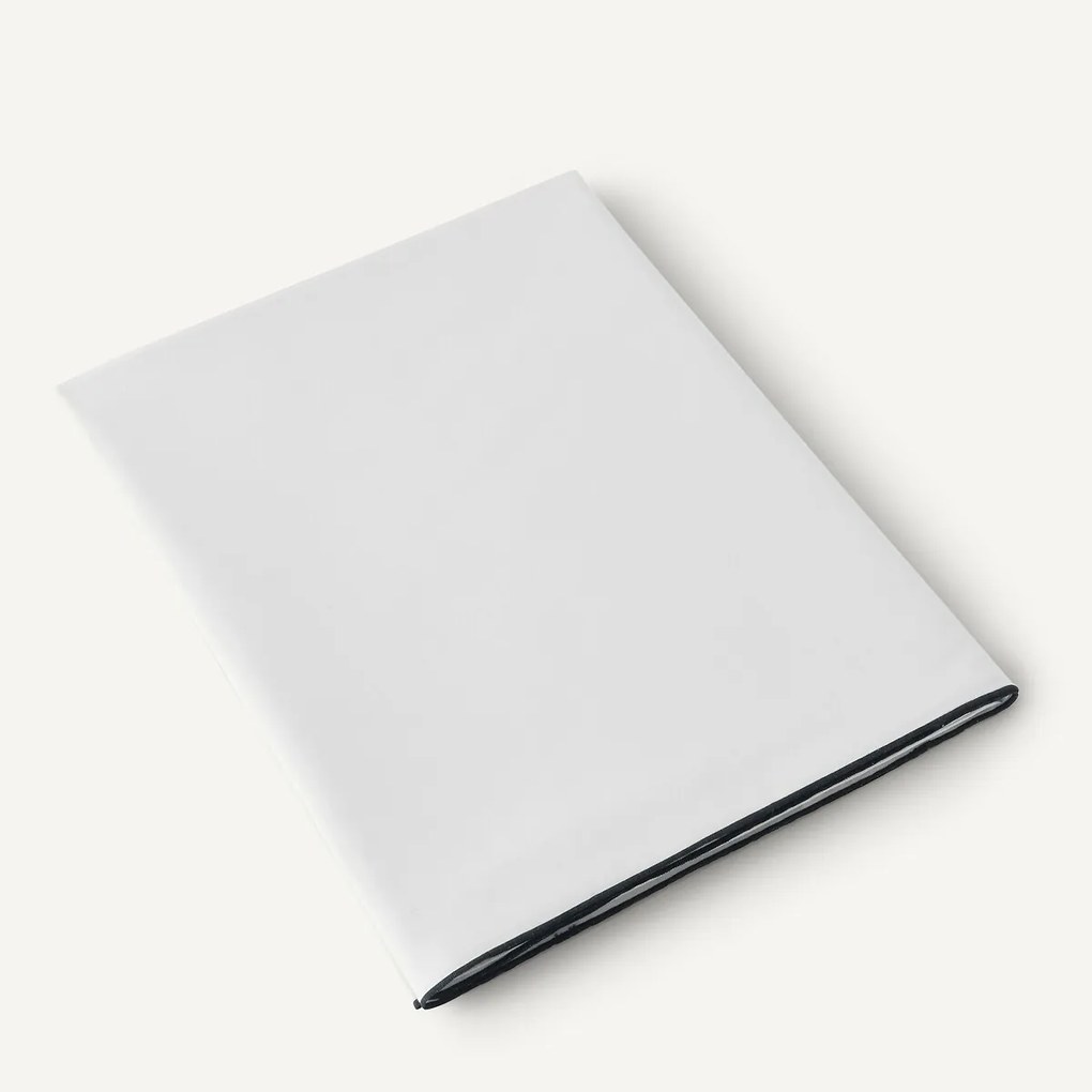 Plat laken in gewassen bio voilekatoen, Gypse