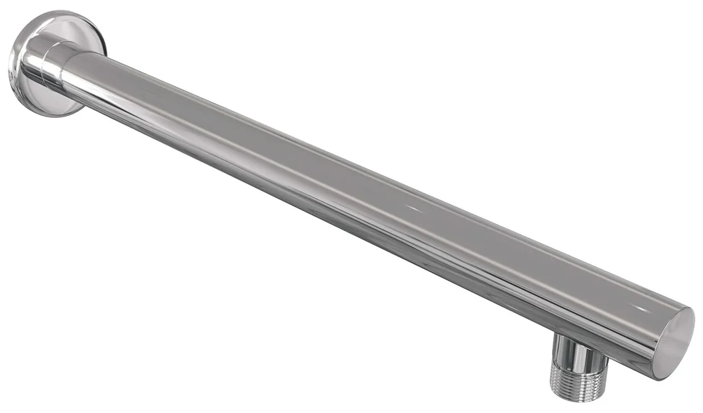 Brauer Chrome Carving complete inbouw regendouche set 02 met 30cm douchekop, rechte muurarm en staafhanddouche chroom
