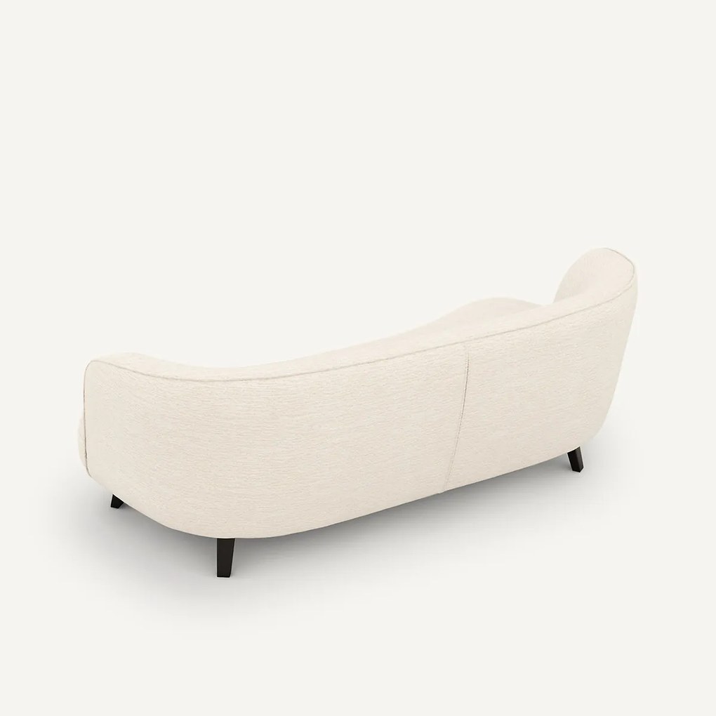 3-zits bank, in gerecycled chenille, Rosebury