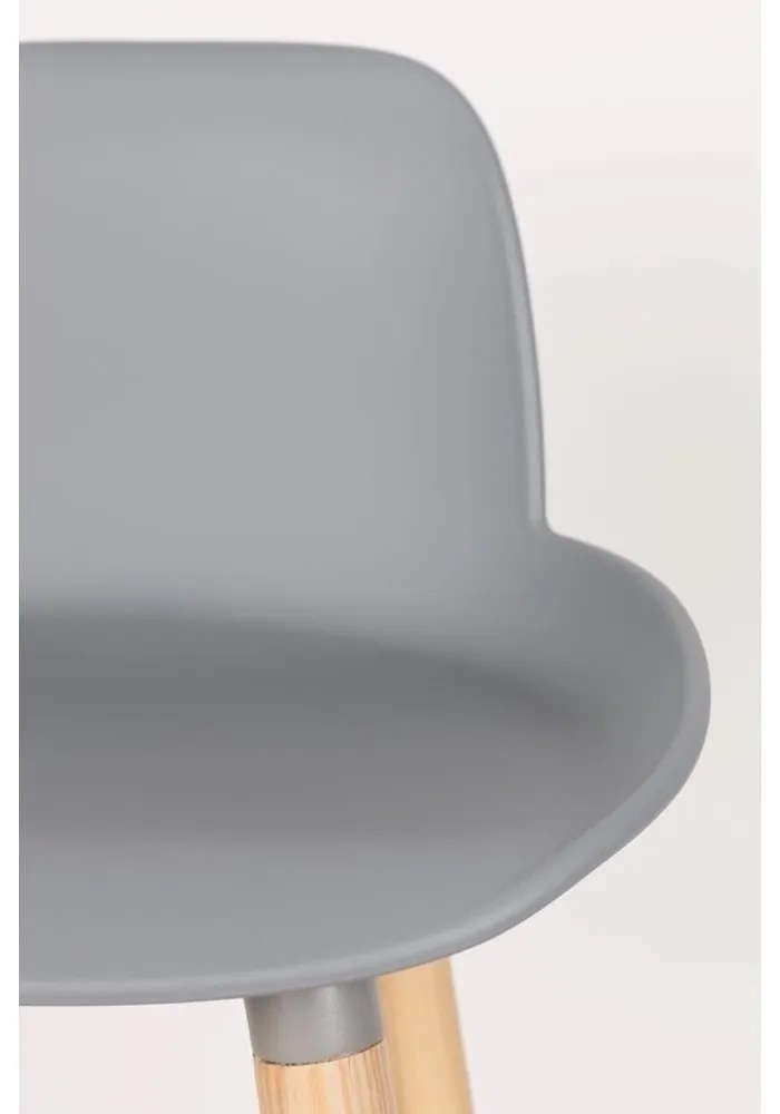 Zuiver Albert Kuip Barkruk - 65 Cm - Lichtgrijs