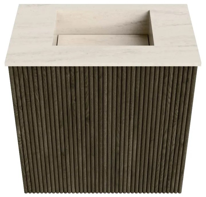 Mondiaz Joya DLux 40cm toiletmeubel shadow met wastafel faye midden zonder kraangat meli