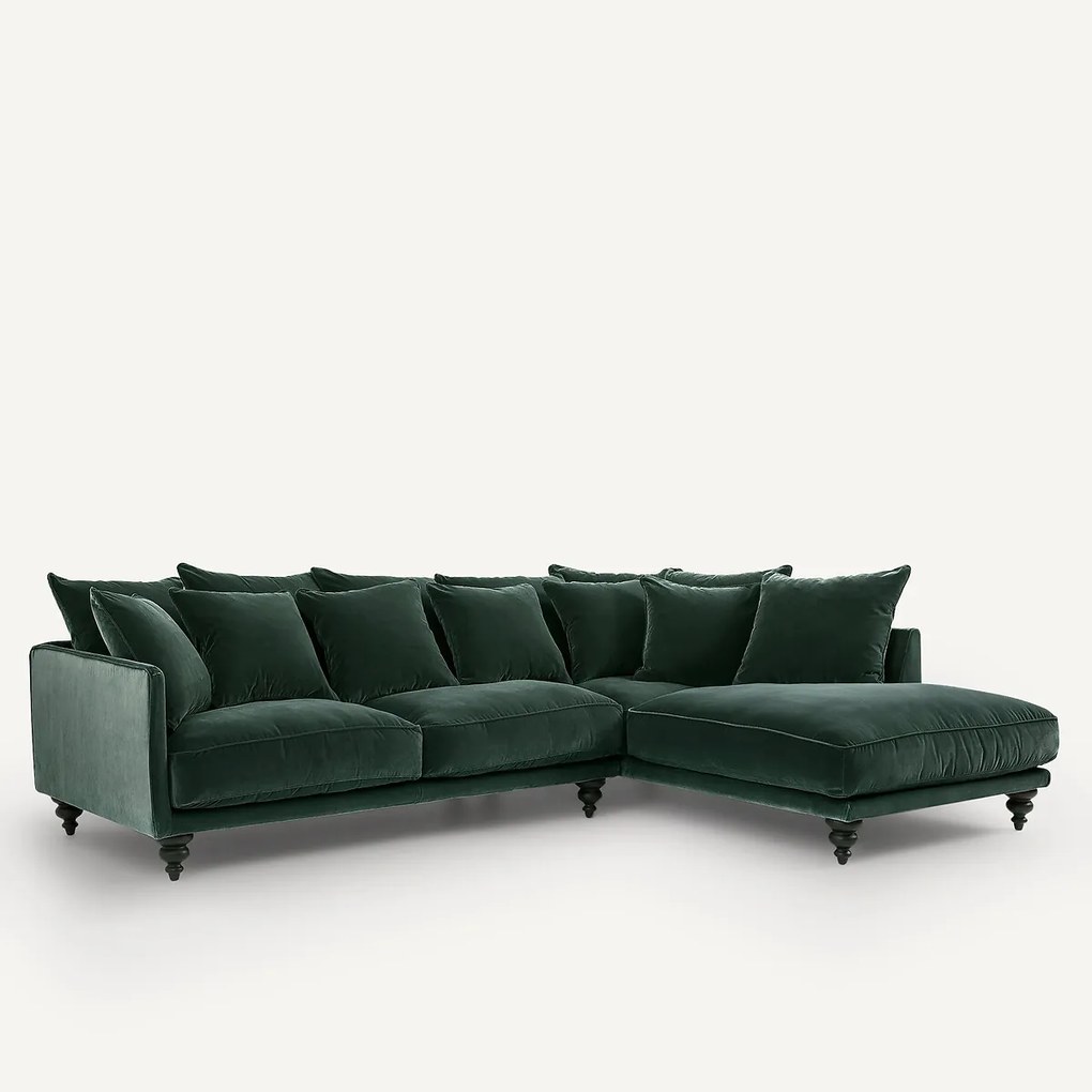 Fluwelen hoekbank, LAZARE