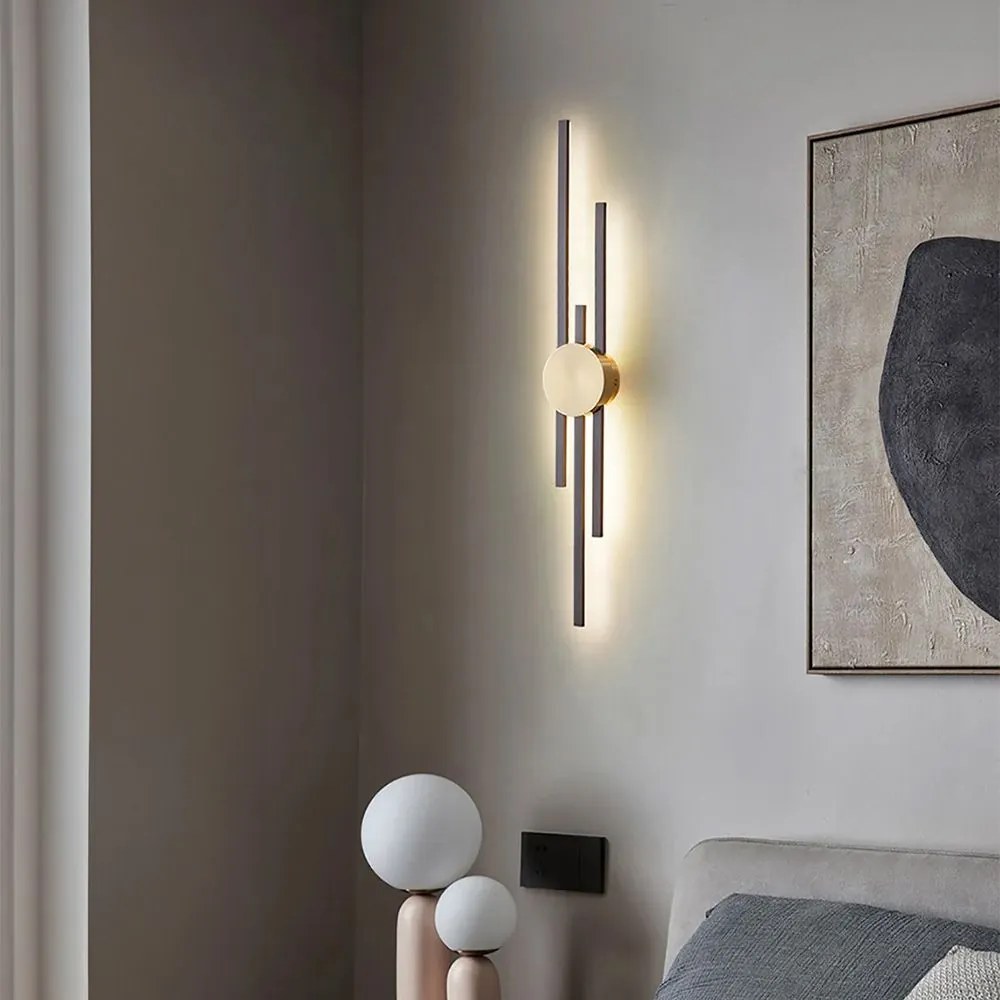WANDLAMP LED APP1437-W BLACK GOLD