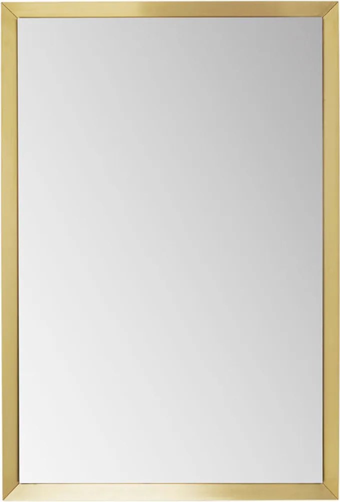 Spiegel Met Messing Lijst - 80x120cm