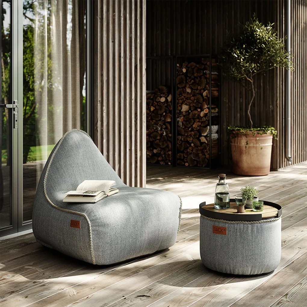 Cobana Lounge Chair & Pouf Outdoor - Sand