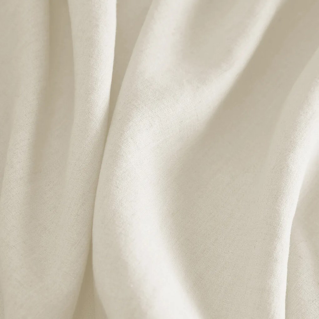 Gordijn in gewassen linnen met voering, met oogjes, Private