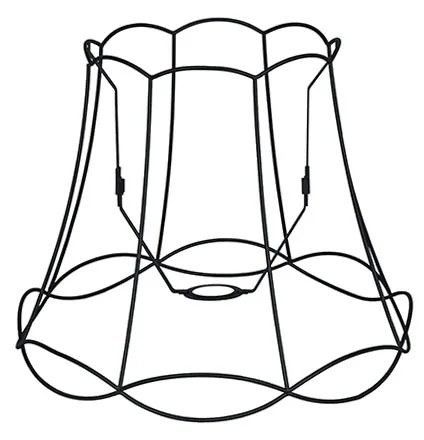 Metalen lampenkap zwart 40/31 - Granny Frame