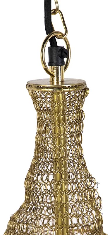 Oosterse hanglamp goud 30 cm - Nidum