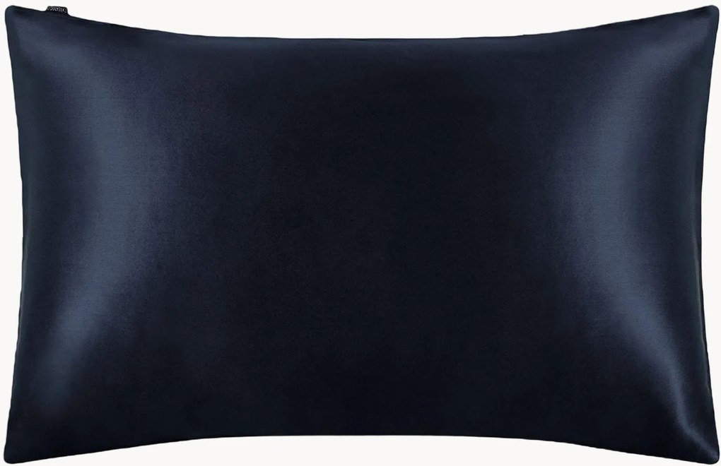 Zijden charmeuse kussensloop Lesley met flap