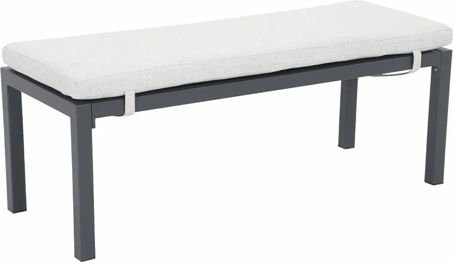 Garden Impressions Tarera sportbank 120x45 cm - donker grijs
