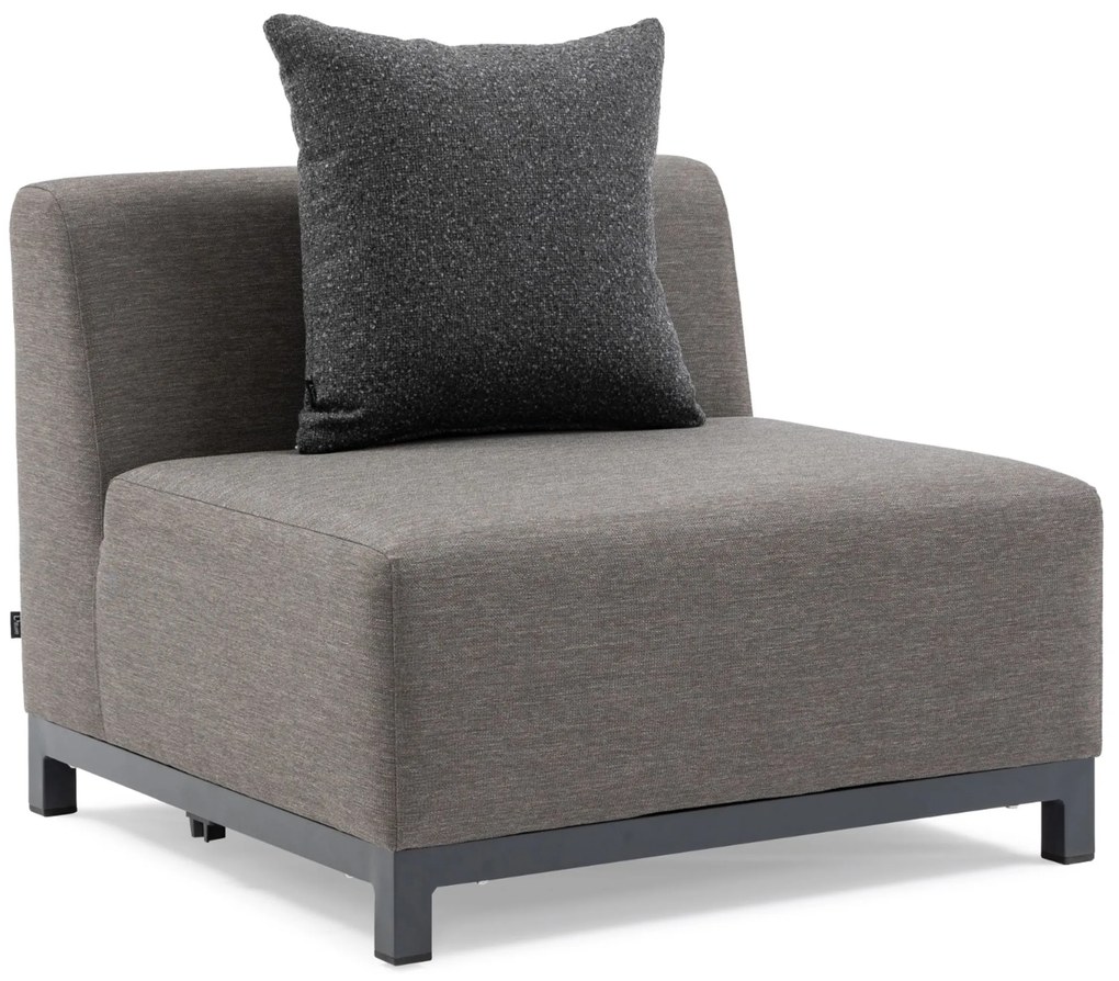 Hoek loungeset 6 personen Outdoor textiel Grijs De Laan Projects
