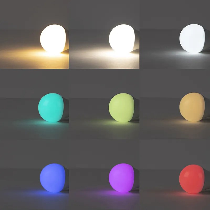 Smart booglamp staal kap grijs incl. WiFi A60 - Arc Basic