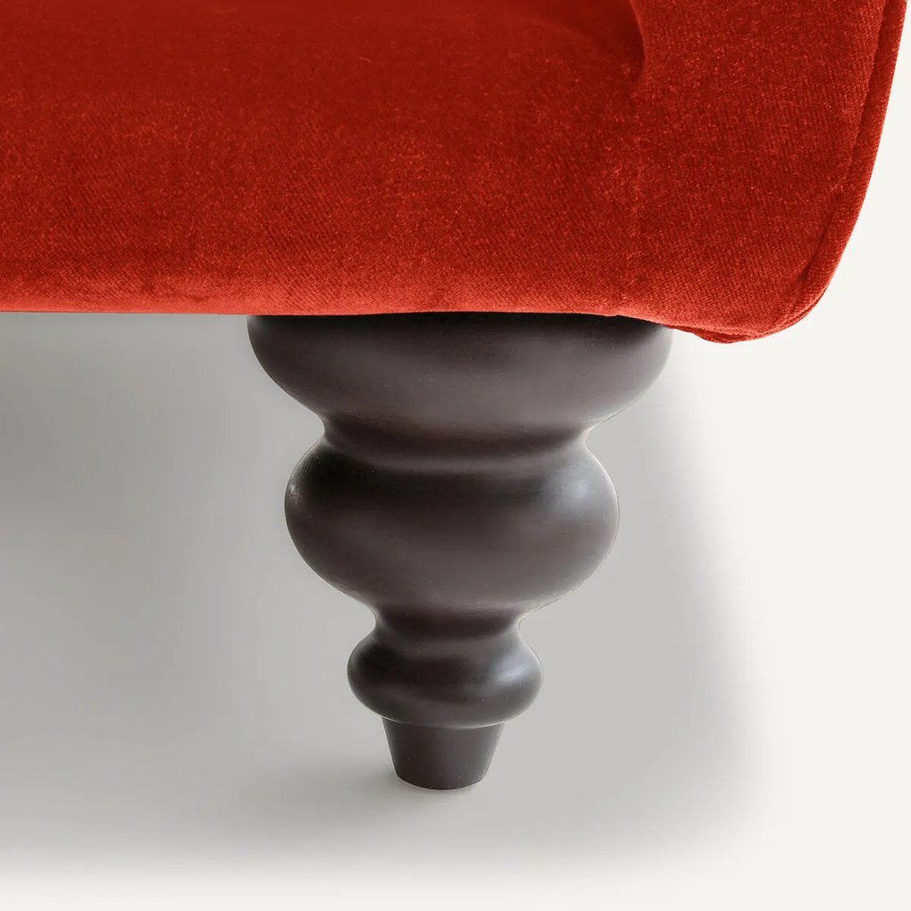 2-zits compact fluwelen zetel, Lazare