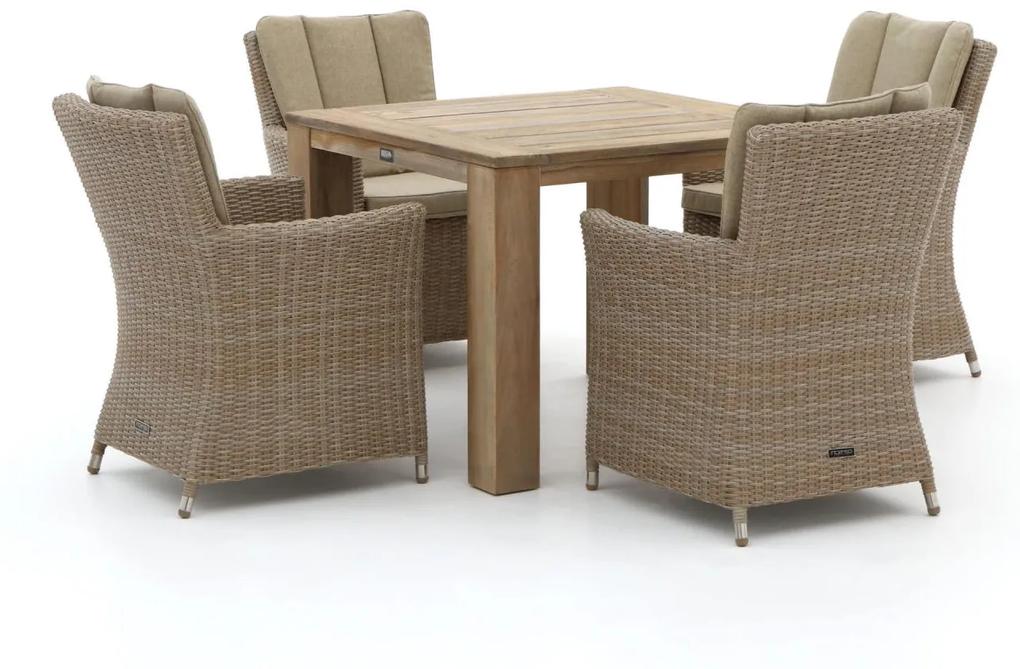 Intenso Adriano/ROUGH-X 100cm dining tuinset 5-delig