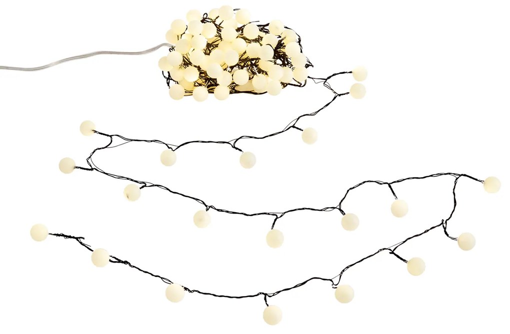 Kerst lichtsnoer groen met 100 LED's wit 5m IP44 - Dasher