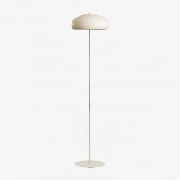 Staande Lamp In Metaal Hilma Tapioca Beige - Sklum