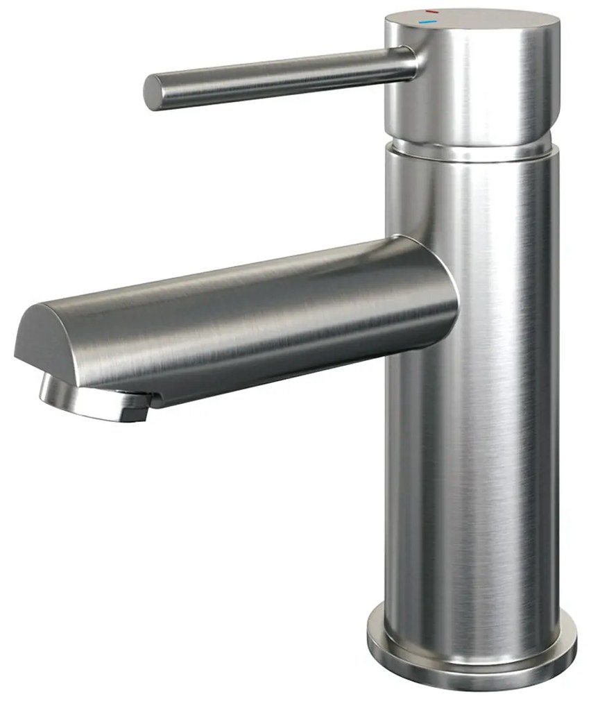 Brauer Brushed Edition ColdStart wastafelkraan energy-saving model A RVS geborsteld PVD