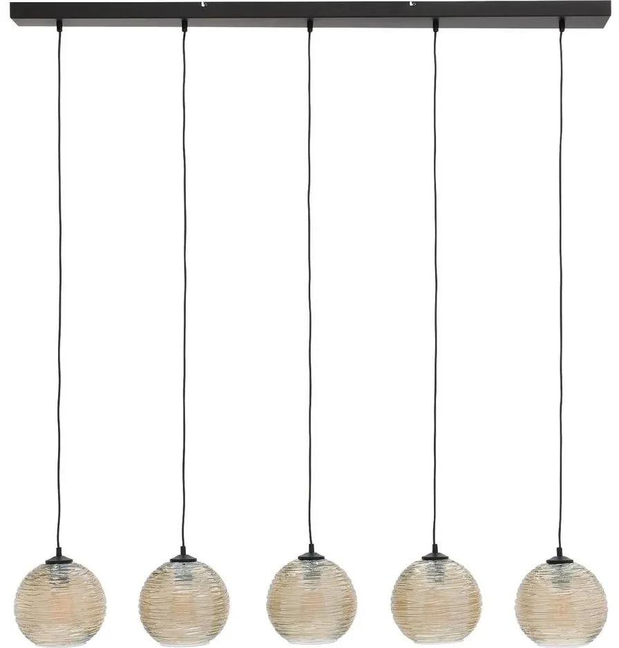 Goossens Hanglamp Soleil, Hanglamp met 5 lichtpunten