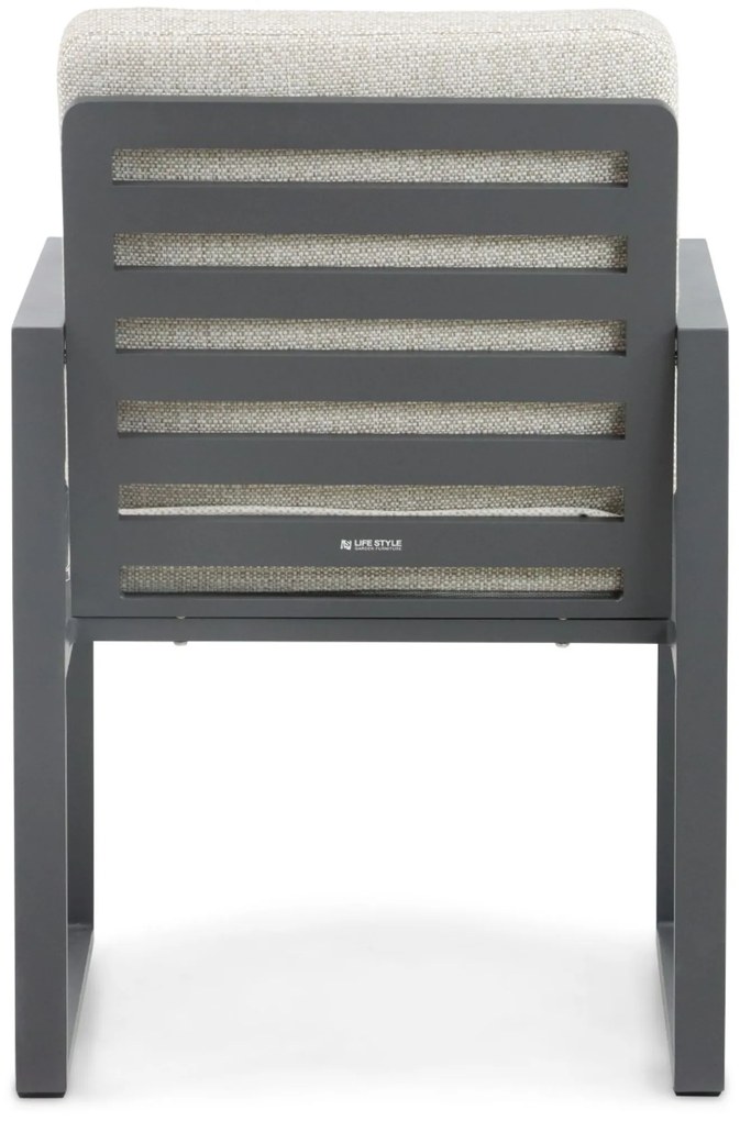 Tuinstoel Aluminium Grijs-antraciet Lifestyle Garden Furniture Nuno