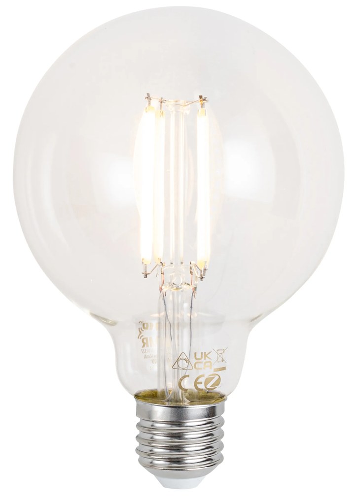 Smart E27 dimbare LED lamp G95 helder 7W 806 lm 2700-6500K Zigbee