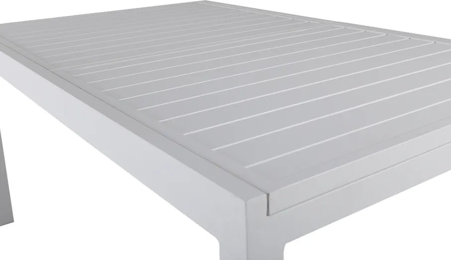 The Outsider tuintafel-lucas-uitschuifbaar-wit-aluminium-160-240cm-the-outsider