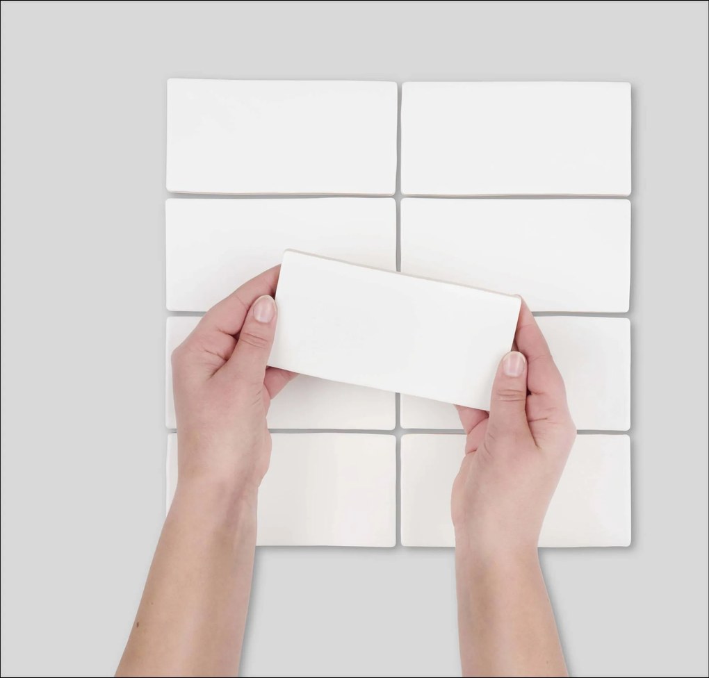 Wandtegel wit Velsa Urban 15x7,5cm milk mat