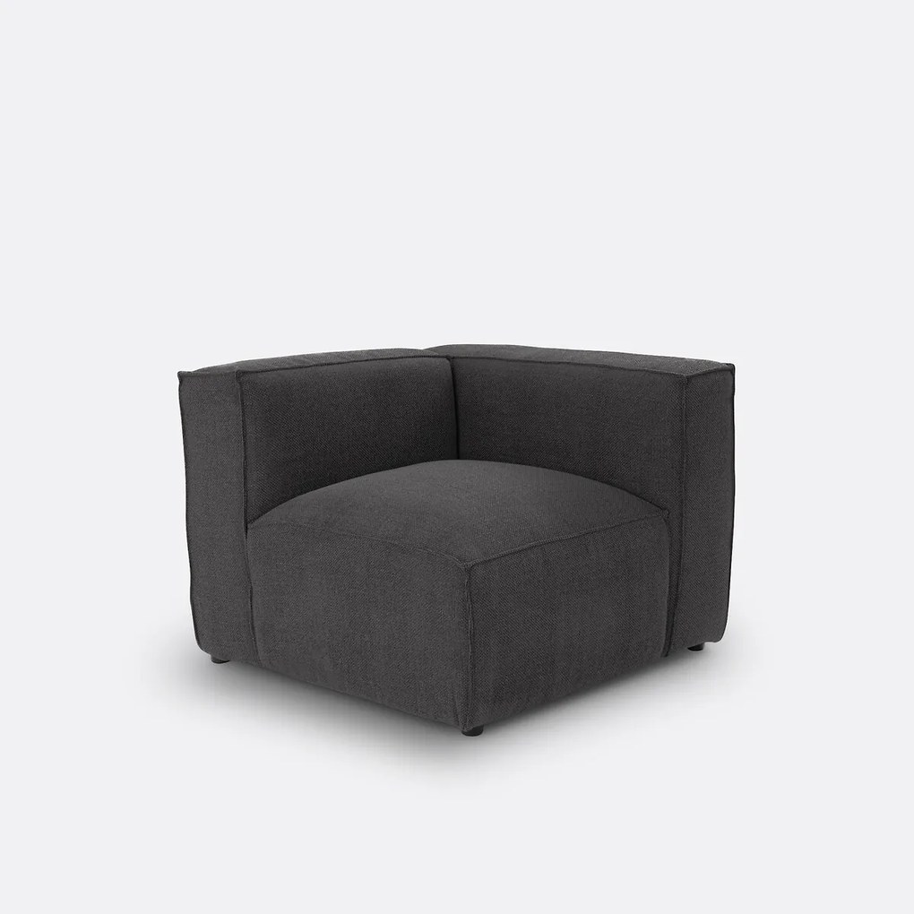 Modulaire hoek, getextureerde stof, Seven