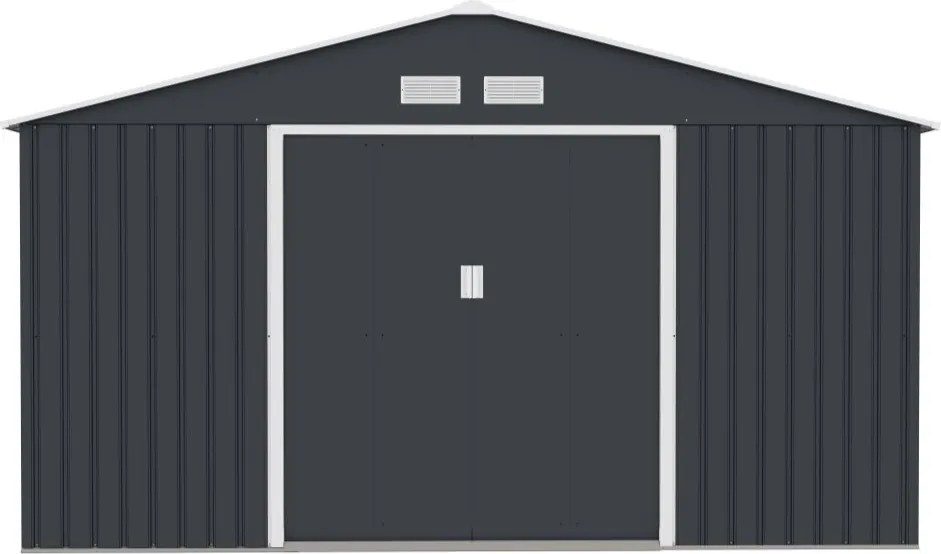 Metalen tuinhuisje Molde 3,4 x 3,2 m Store Boss antraciet