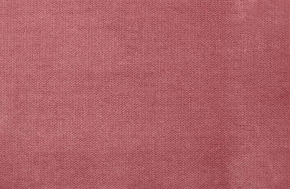 Rodeo Hoekbank Links Velvet Pink - Katoen polyester - BePure - Velours Fluweel