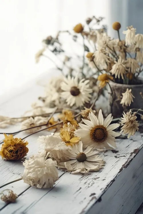 Foto Dry Flowers Arrangement, Treechild