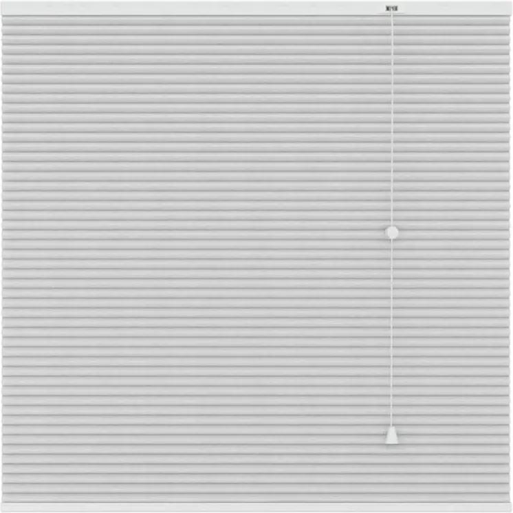 Plisségordijn duplistof lichtdoorlatend - wit - 140x180 cm - Leen Bakker