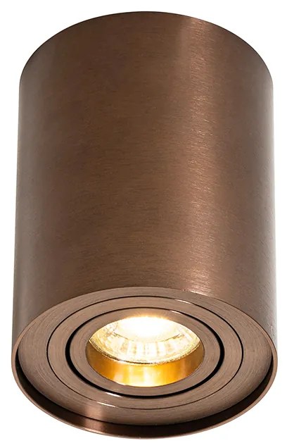 Smart plafondspot donkerbrons draai- en kantelbaar incl. Wifi GU10 50mm - Rondoo Up