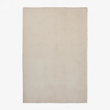 Duero Rechthoekig Tapijt Beige – Crème & 230x160 Cm - Sklum