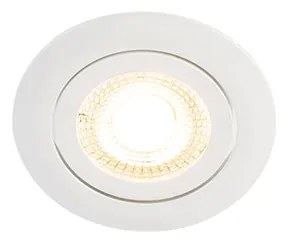 Set van 5 inbouwspots wit incl. LED 3-staps dimbaar - Mio Modern rond Binnenverlichting Lamp