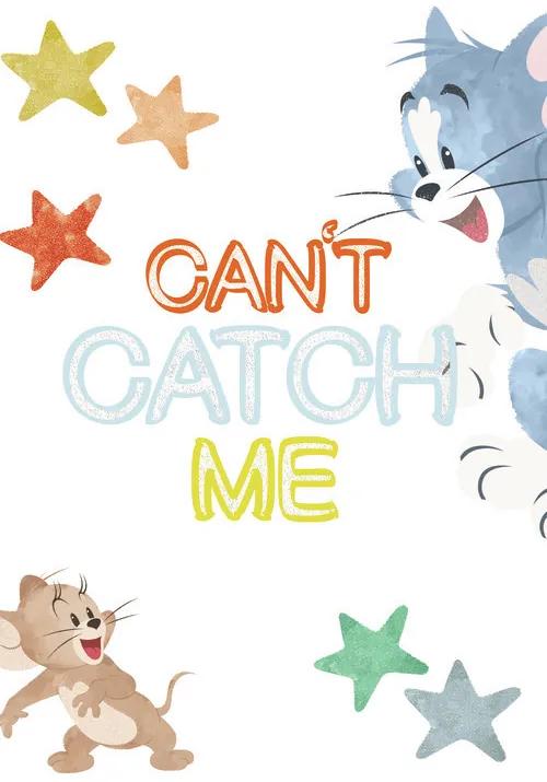 Kunstafdruk Tom en Jerry - Cant catch me, (26.7 x 40 cm)