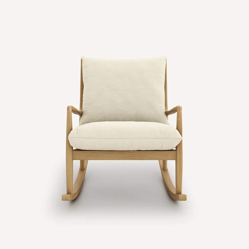 Rocking-chair 100% linnen, Dilma