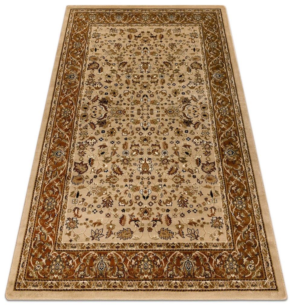 Tapijt ROYAL E0176 Kader - beige / bruin