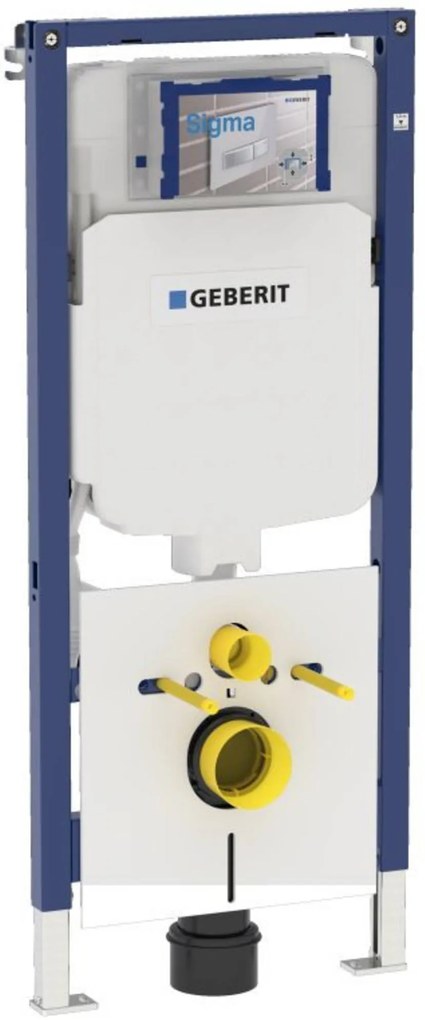 Geberit Duofix wc-element met Sigma UP720 inbouwreservoir 8cm