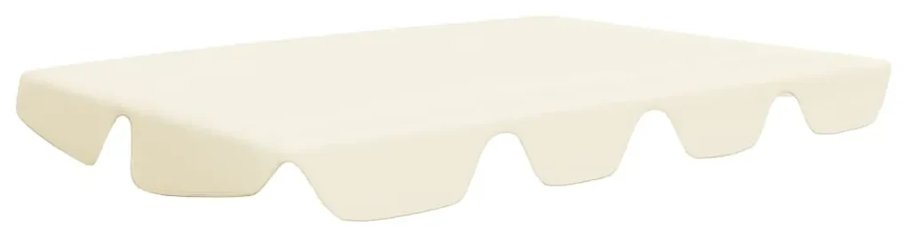 vidaXL Vervangingsluifel voor schommelbank 150/130x70/105cm crèmekleur