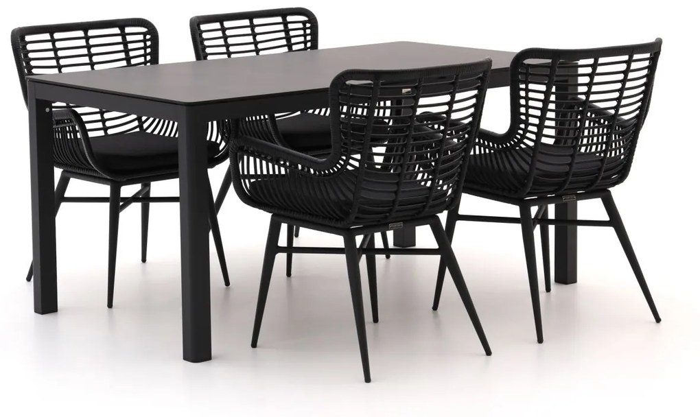 Diningset Intenso  | 4 personen | Tuinset kunststof | 5-delig | Kees Smit Tuinmeubelen