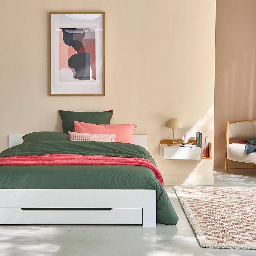2-persoonsbed met beddenbodem en lade, Crawley