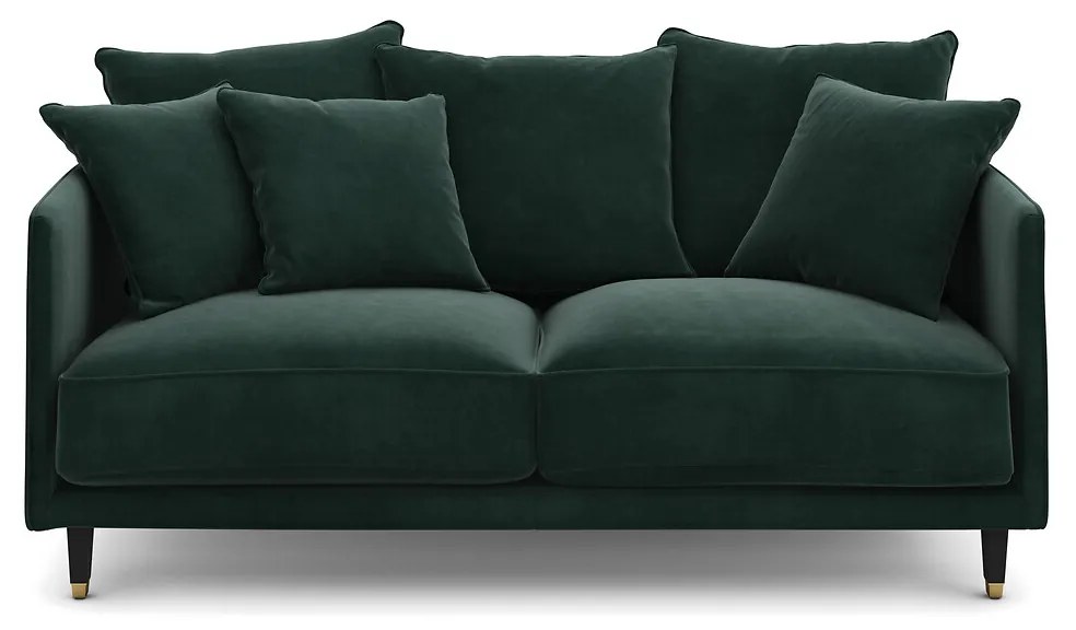 3-zits compacte fluwelen zetel, Lazare