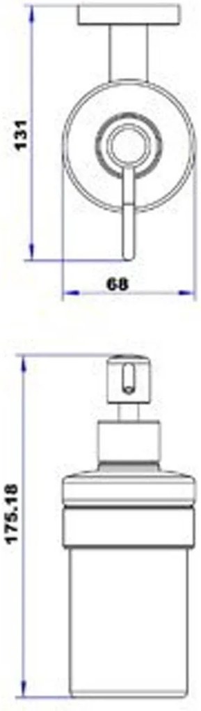 Plieger Vigo zeepdispenser chroom