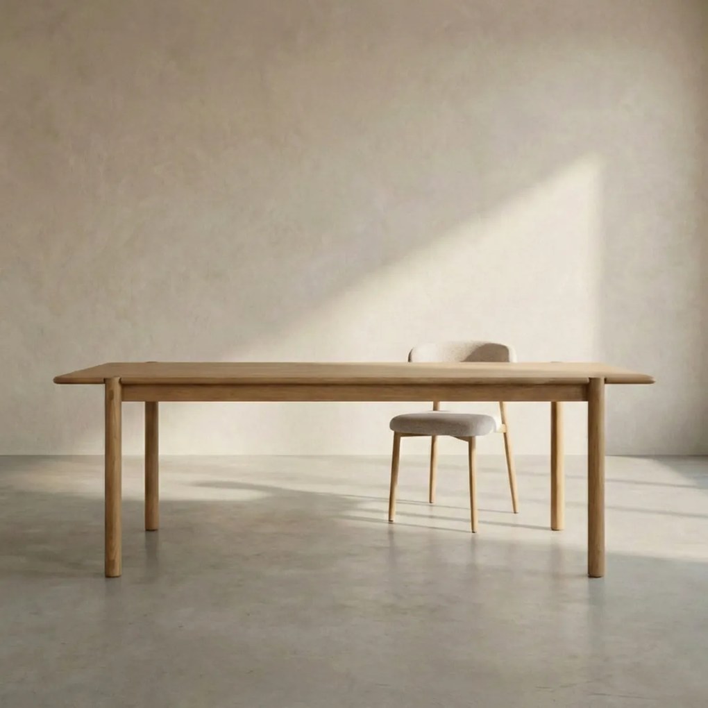 Eiken Eettafel Rechthoekig 240x95 Cm - 240 X 95cm.