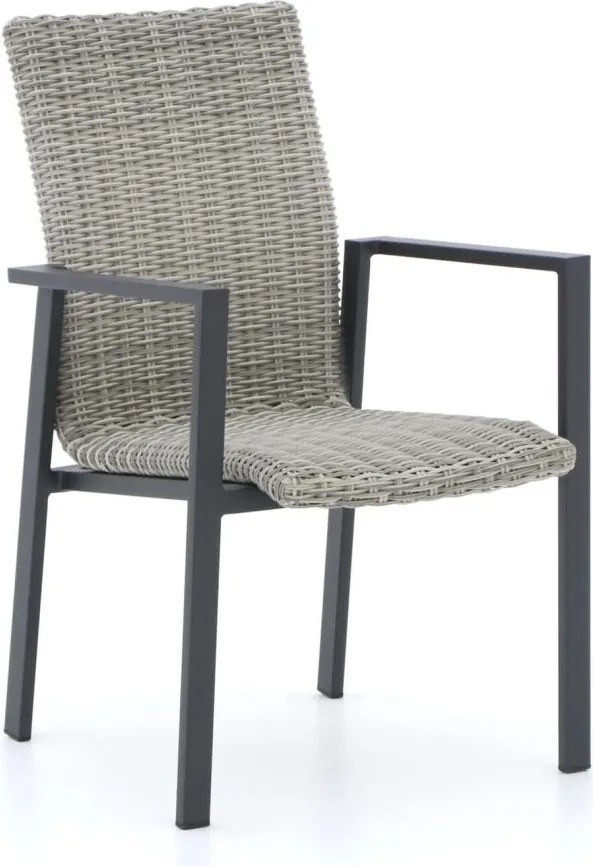 Dining tuinstoel | Manifesto  Villongo | Wicker (vlechtwerk) | Grijs | Stapelbaar | Kees Smit Tuinmeubelen