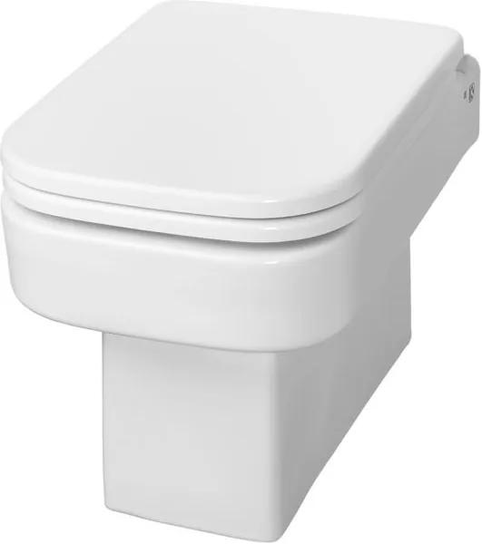 Carré hangend toilet diepspoel met softclose zitting, wit