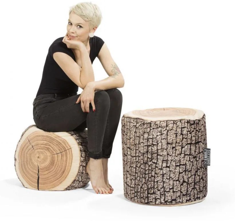 DotCom Houten Poef 50/50